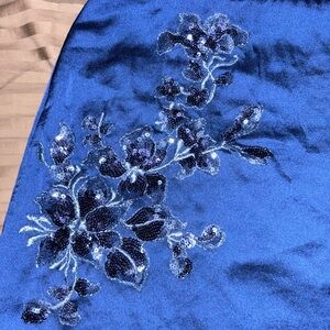 Mi ami for francesca’s Navy Floral Mini Skirt